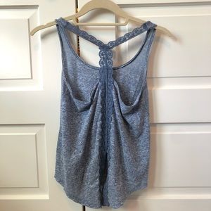 Abercrombie Lacey Blue Tank